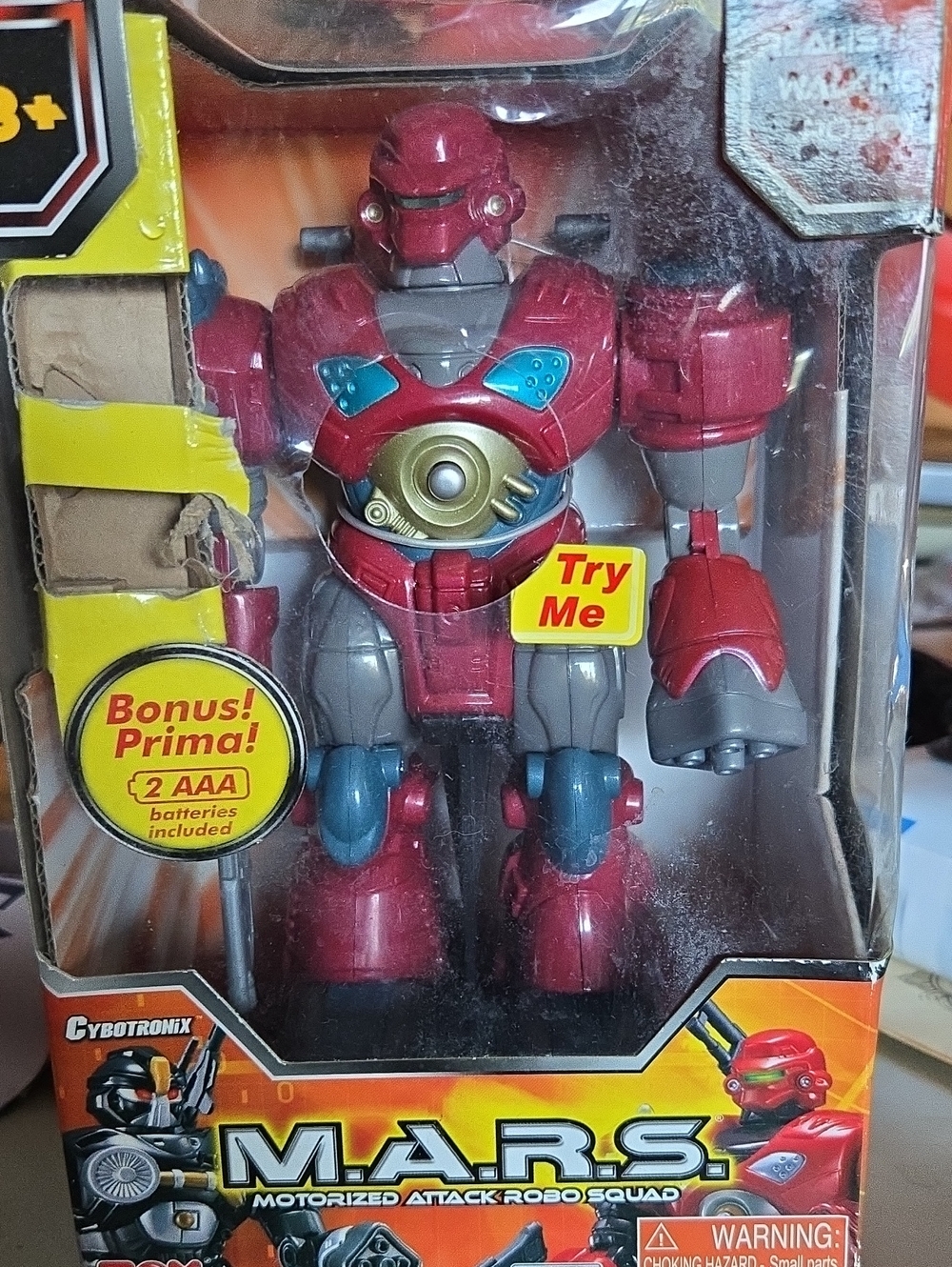 Motorized Attack Robo Squad Red Robot Toy - Try Me